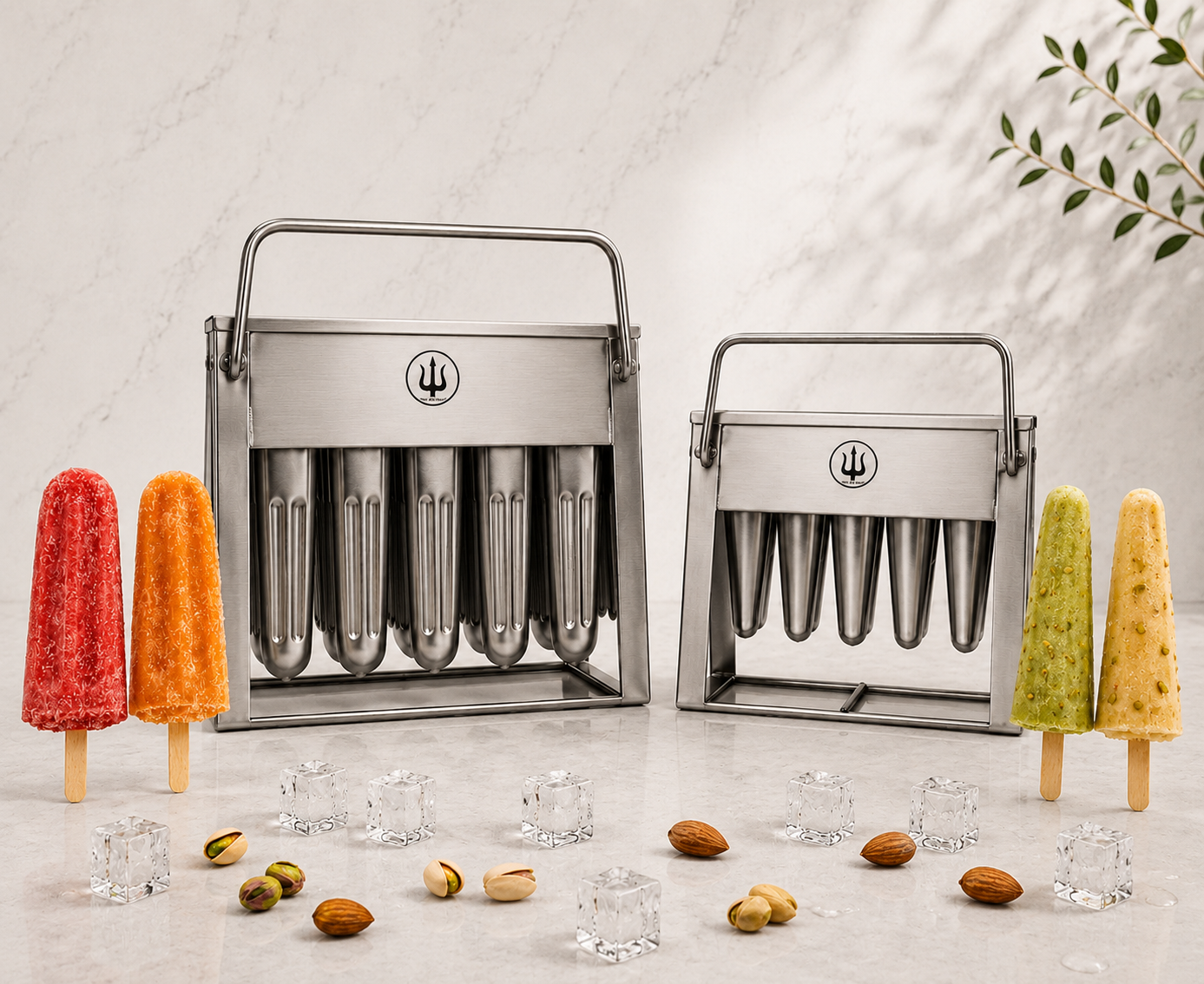 Stainless Steel Premium Quality Ice Cream Mould Set